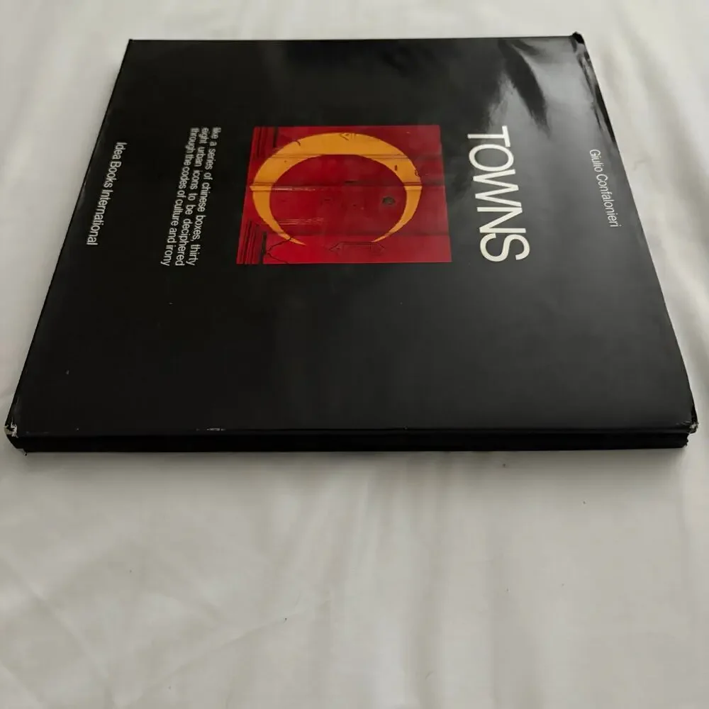 TOWNS by Giulio Confalonieri Idea Books International Hardcover Published 1976